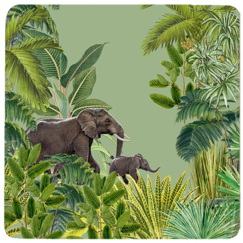 Tropical Forest - Elephant Trivet