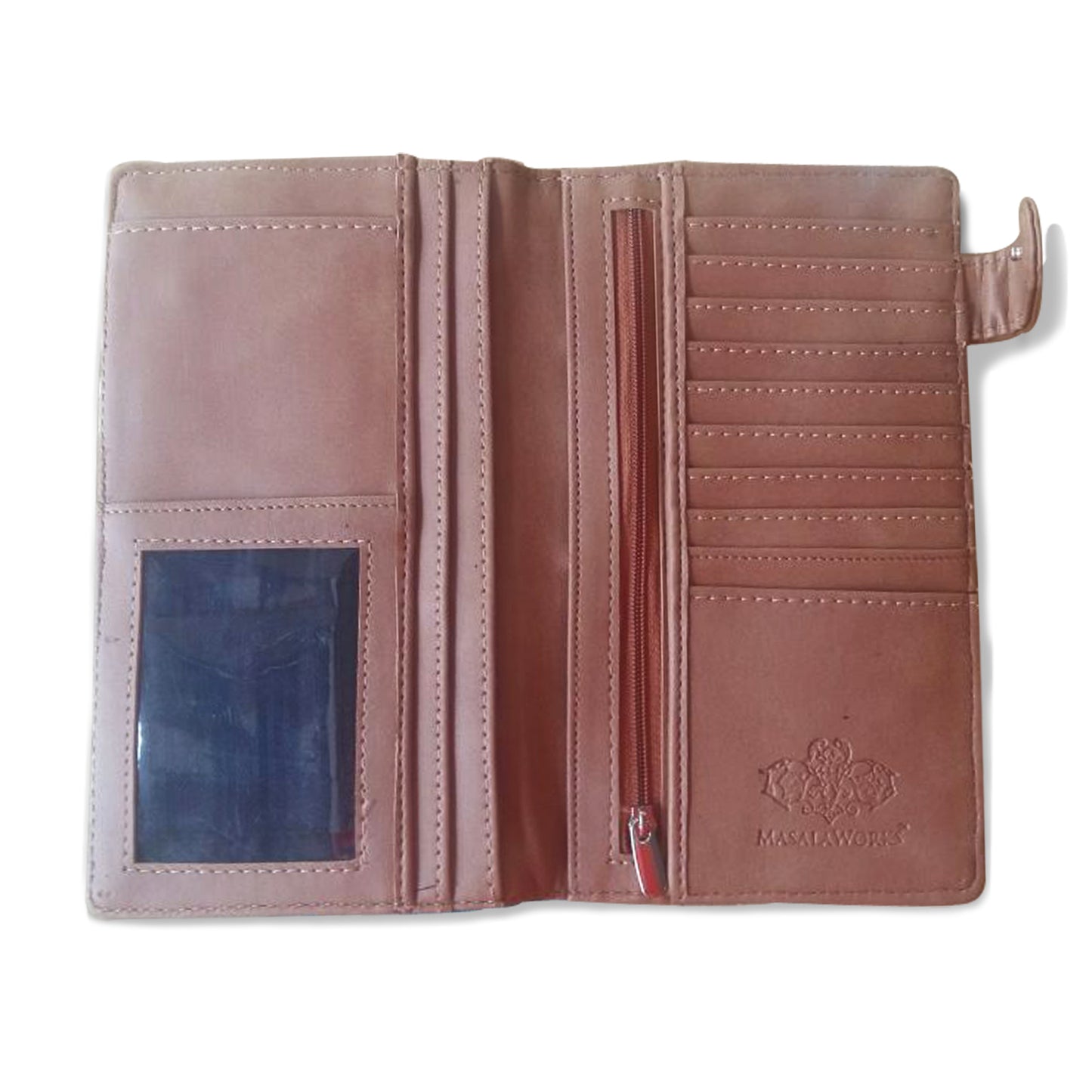 Papaya Chevron Wallet
