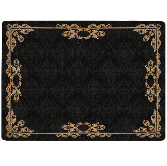 Slate Black Grunge Tablemat