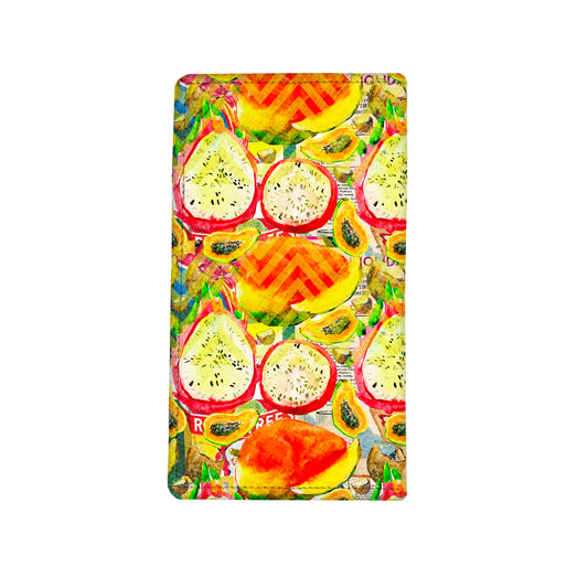 Papaya Chevron Wallet