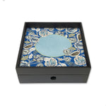 Azure Foliage Drawer Tray Small