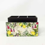 Lemon Lush Cutlery Stand with Tissue Paper Holder