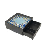 Azure Foliage Drawer Tray Small