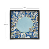 Azure Foliage Drawer Tray Small