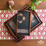 Royal Robe Wooden Tray Set