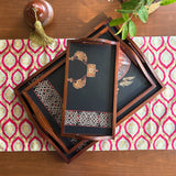 Royal Robe Wooden Tray Set