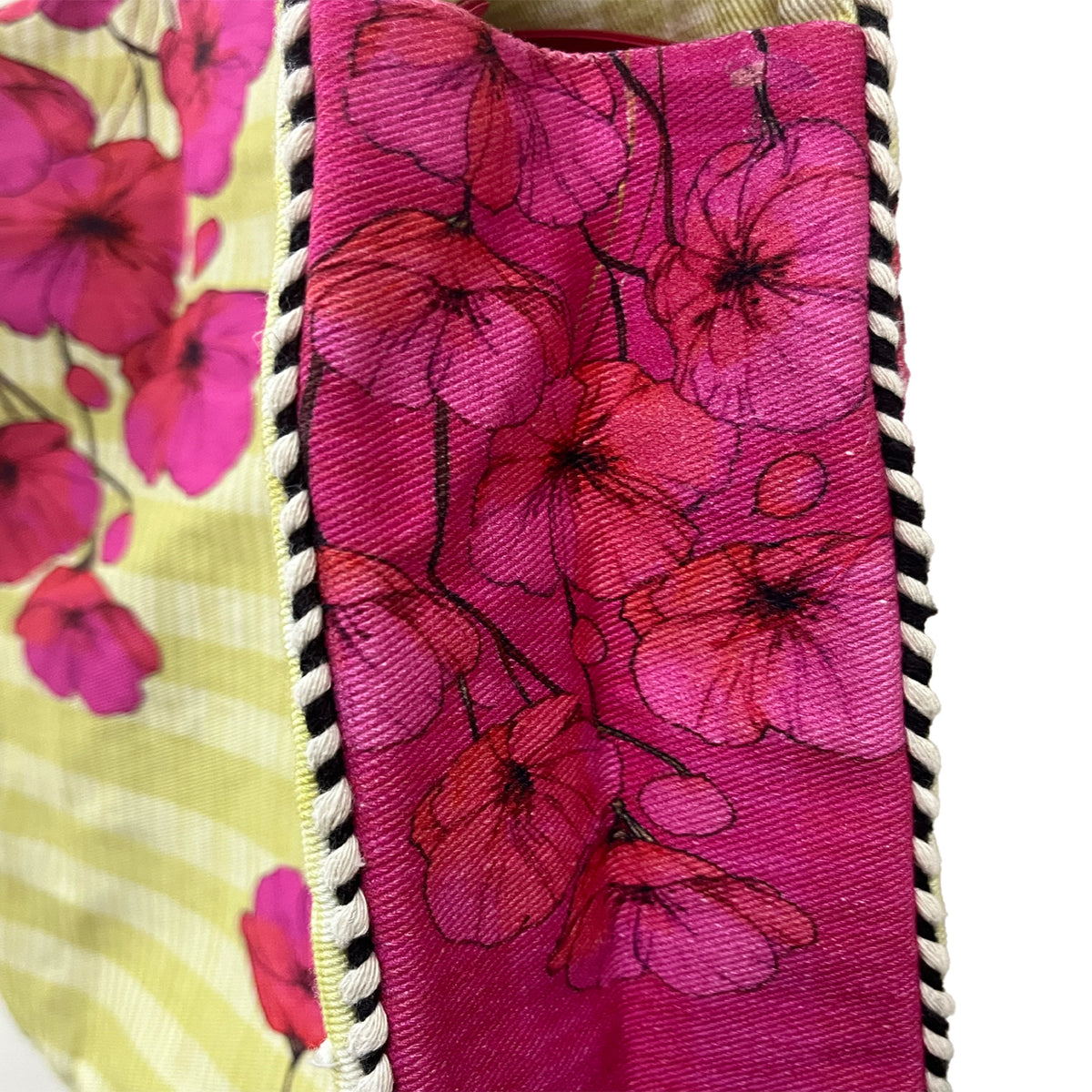 Poppy Rush Oval Tote Bag
