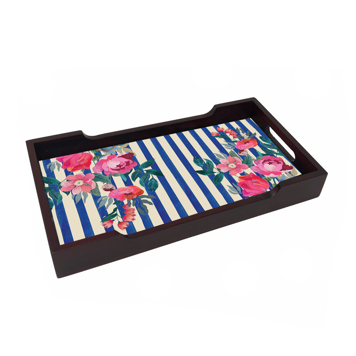 Stripes & Petal Small Tray