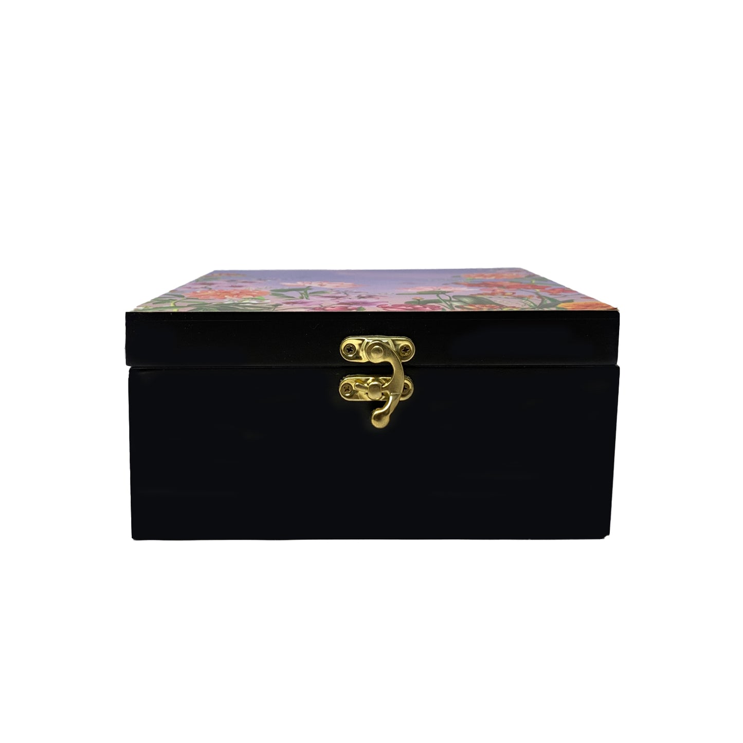Blush-Kissed Blooms Square Tea Box