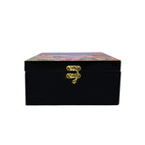 Blush-Kissed Blooms Square Tea Box