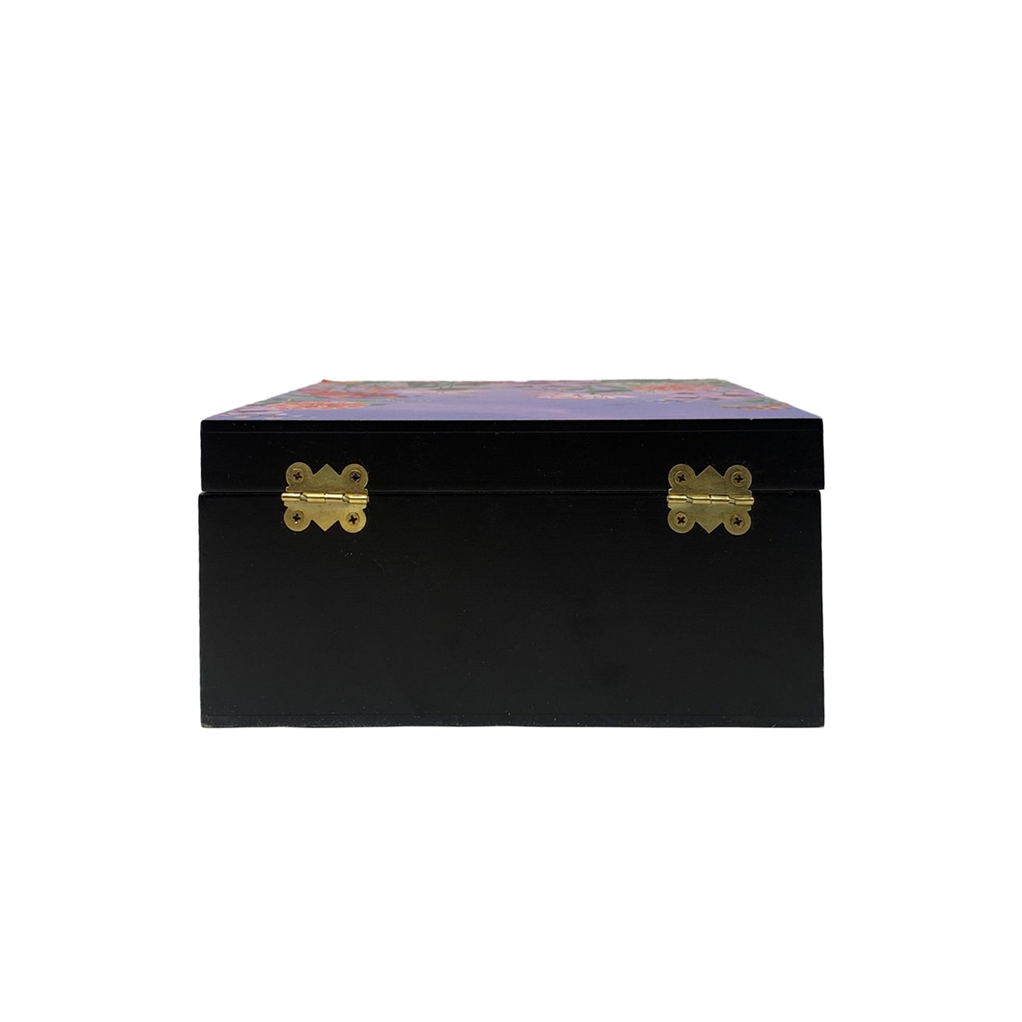 Blush-Kissed Blooms Square Tea Box