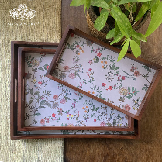 Little Chintz Flowers Tray Set