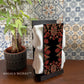 Black Paisley Cloth Napkin Stand