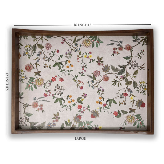 Little Chintz Flowers Tray Set