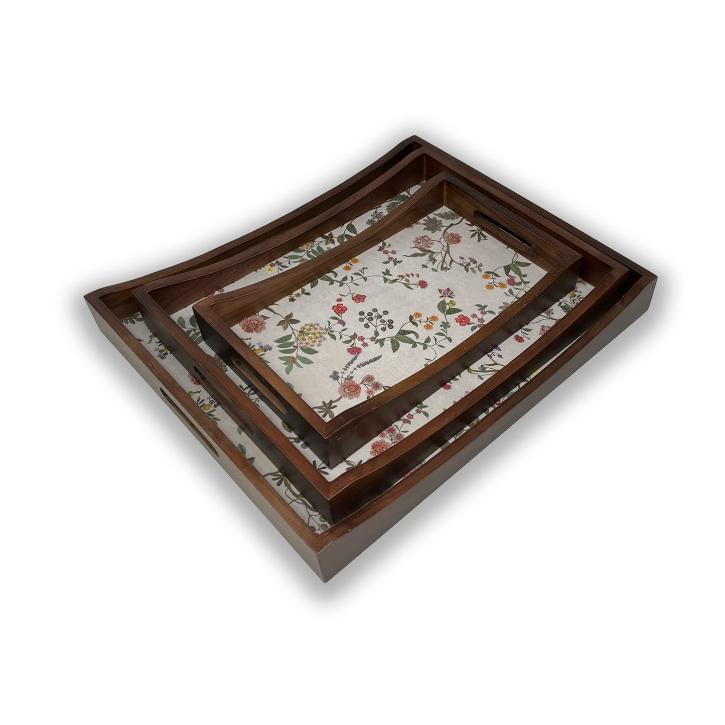 Little Chintz Flowers Tray Set