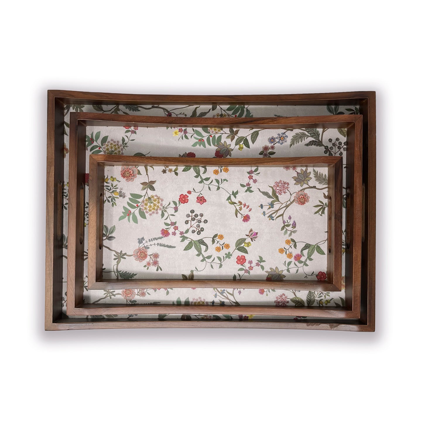 Little Chintz Flowers Tray Set