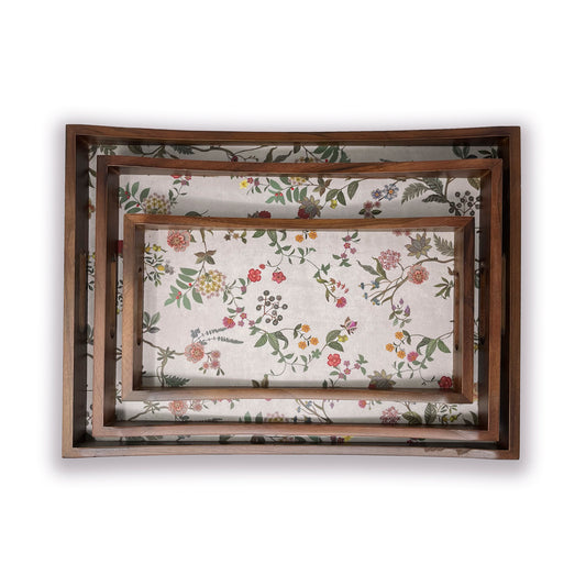 Little Chintz Flowers Tray Set