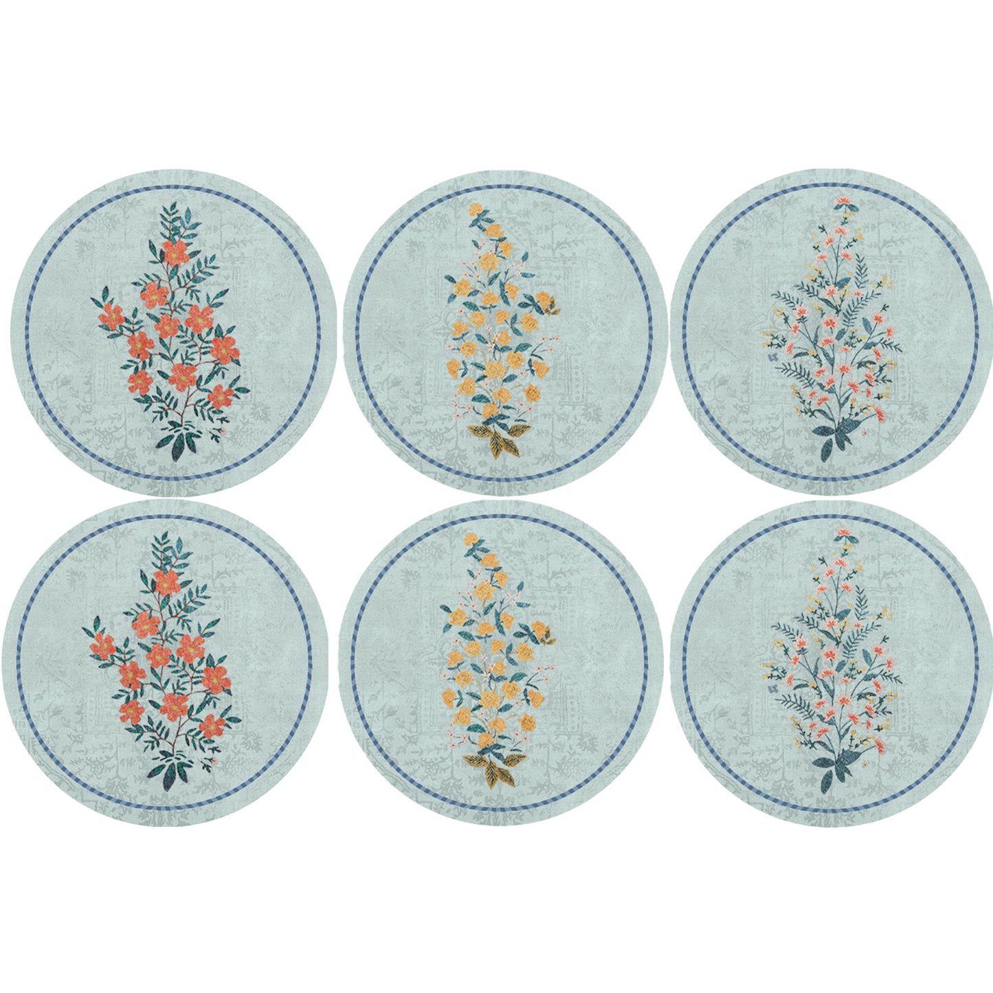 Floral Bushes Coasters