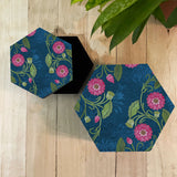 Lotus jaal Hexagon Box