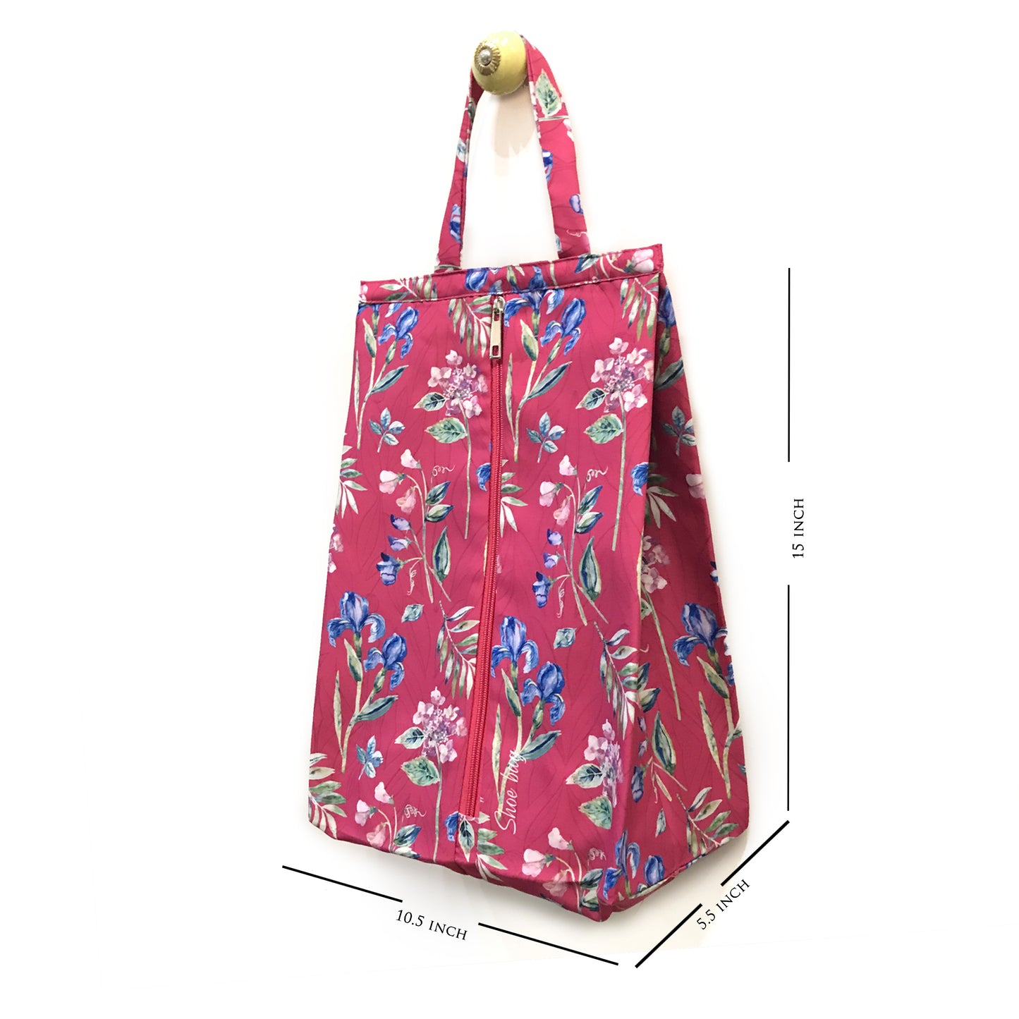 Fuchsia Blossom Shoe Bag