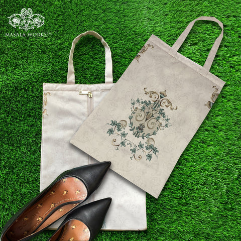 Pale Florids Shoe Bag