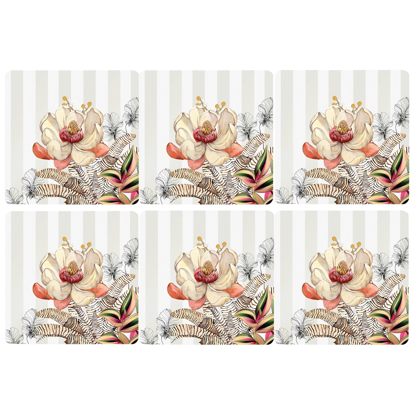 Tropical Hues Coasters