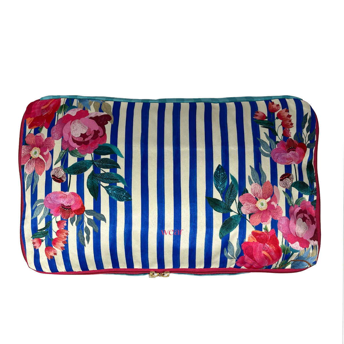 Stripes & Petal Lingerie Bag