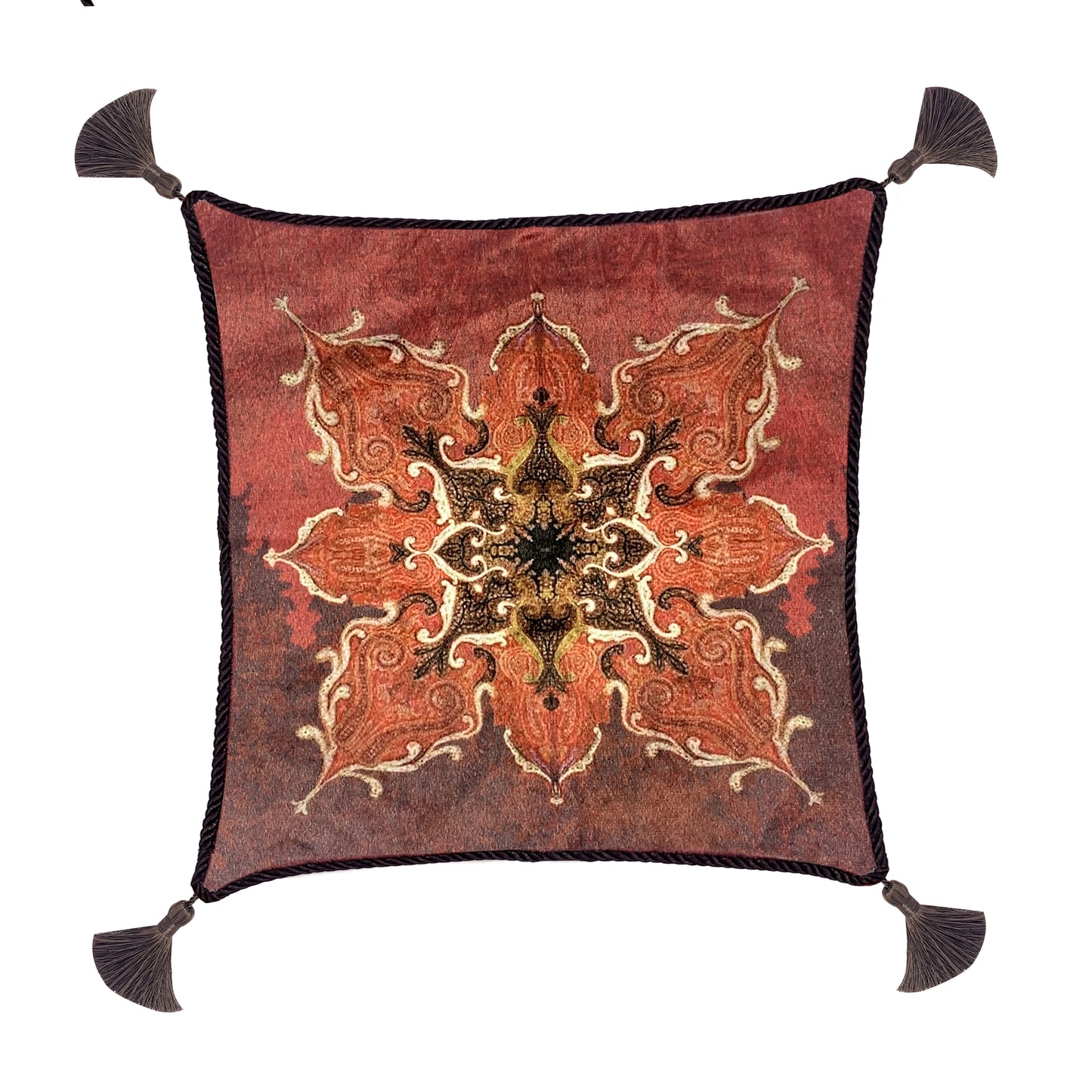 Paisley Rust Cushion cover Small