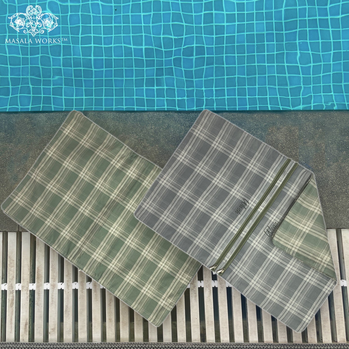 Free Checks Lingerie Bag