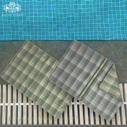 Free Checks Lingerie Bag