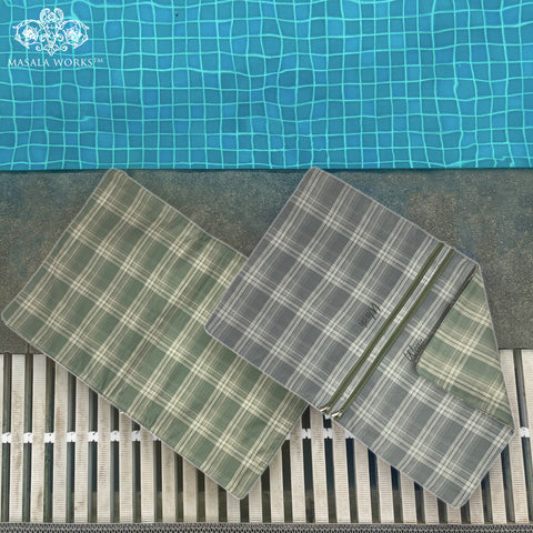 Free Checks Lingerie Bag