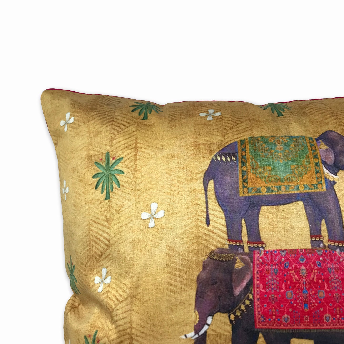 Majestic Elephant Pyramid Cushion Cover