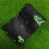 Midnight Botanical Lingerie Bag