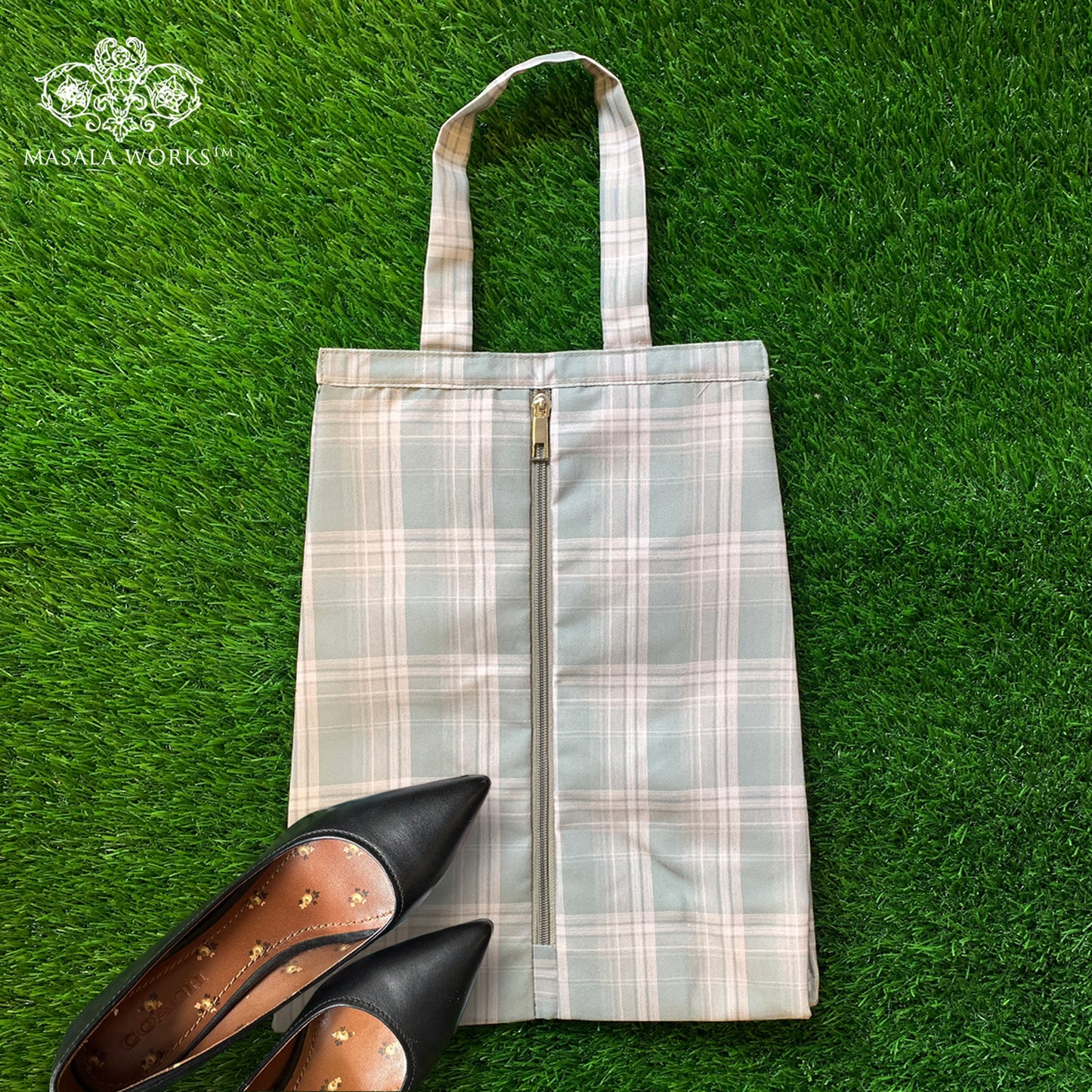 Checks Shoe Bag