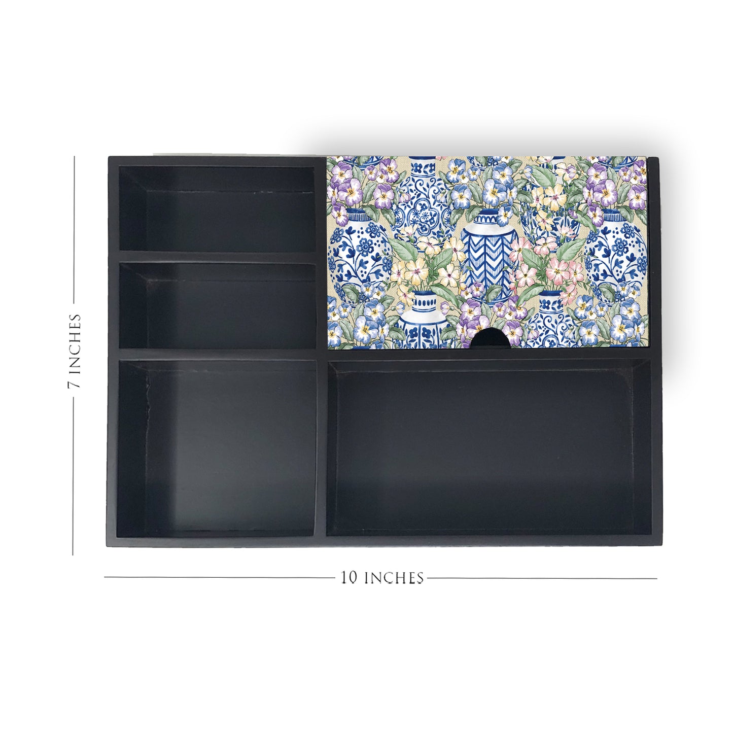 Blue Pottery Organiser Tray