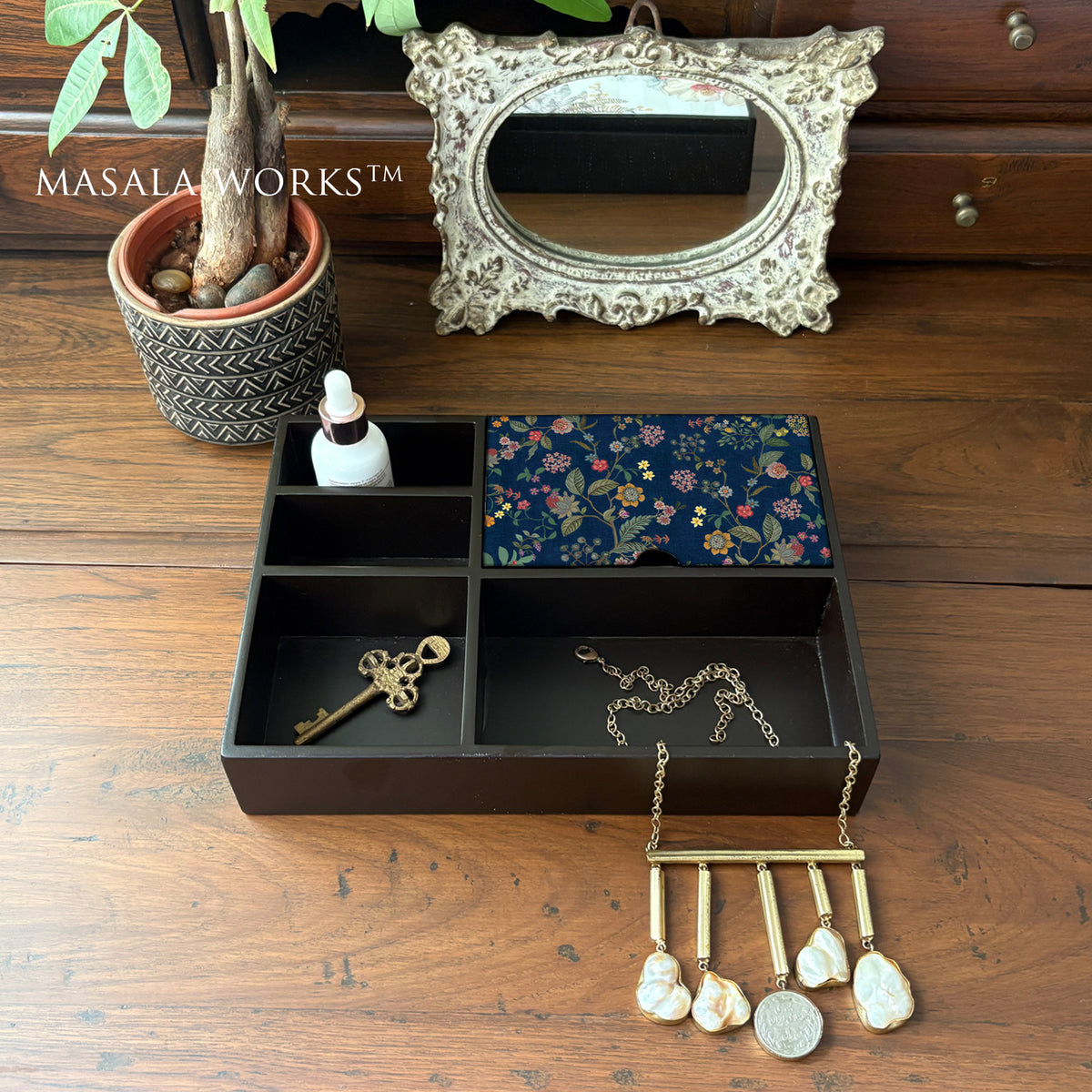 Twilight Chintz  Organiser Tray