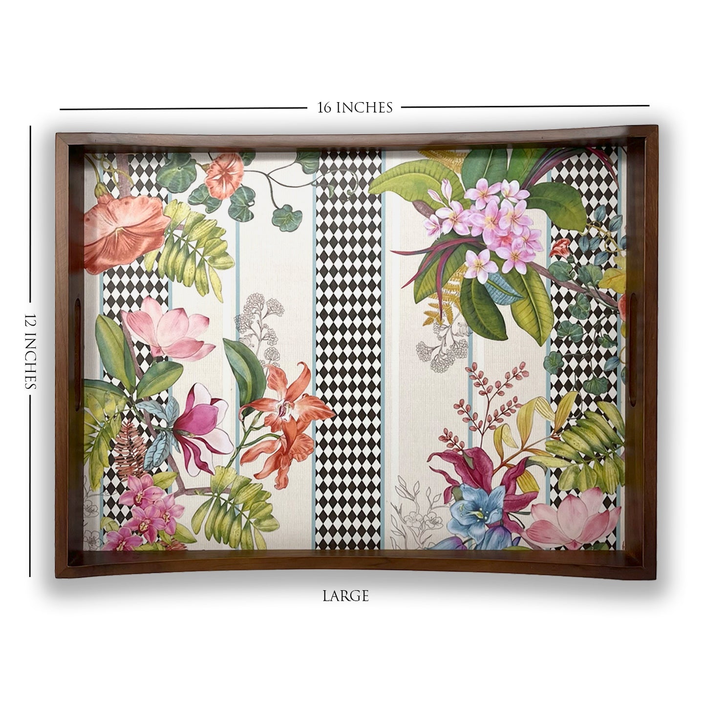 Monochrome Meadow Tray Set
