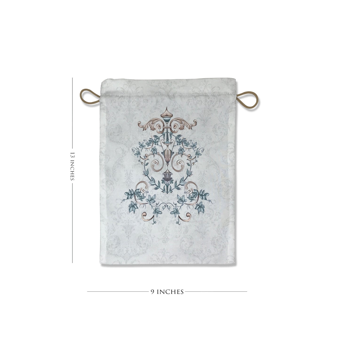 Pale Florids Drawstring Pouches