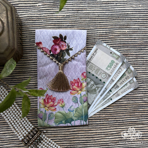 Traditional Lotus Gift Envelope - Small