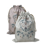 Pale Florids Drawstring Pouches
