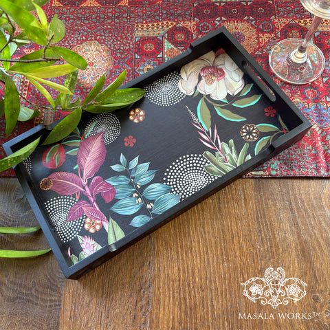 Midnight Foliage Small Tray
