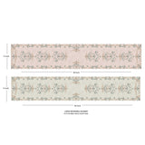 Pale Florids Reversible Table Runner