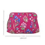 Fuchsia Blossom Travel kit-Set of 2