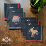 Royal Robe and Skirt Set Of 6 Table Napkins