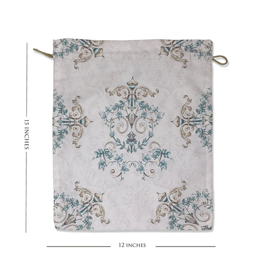 Pale Florids Drawstring Pouches