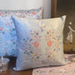 Pale Blossom Blue Cushion Cover