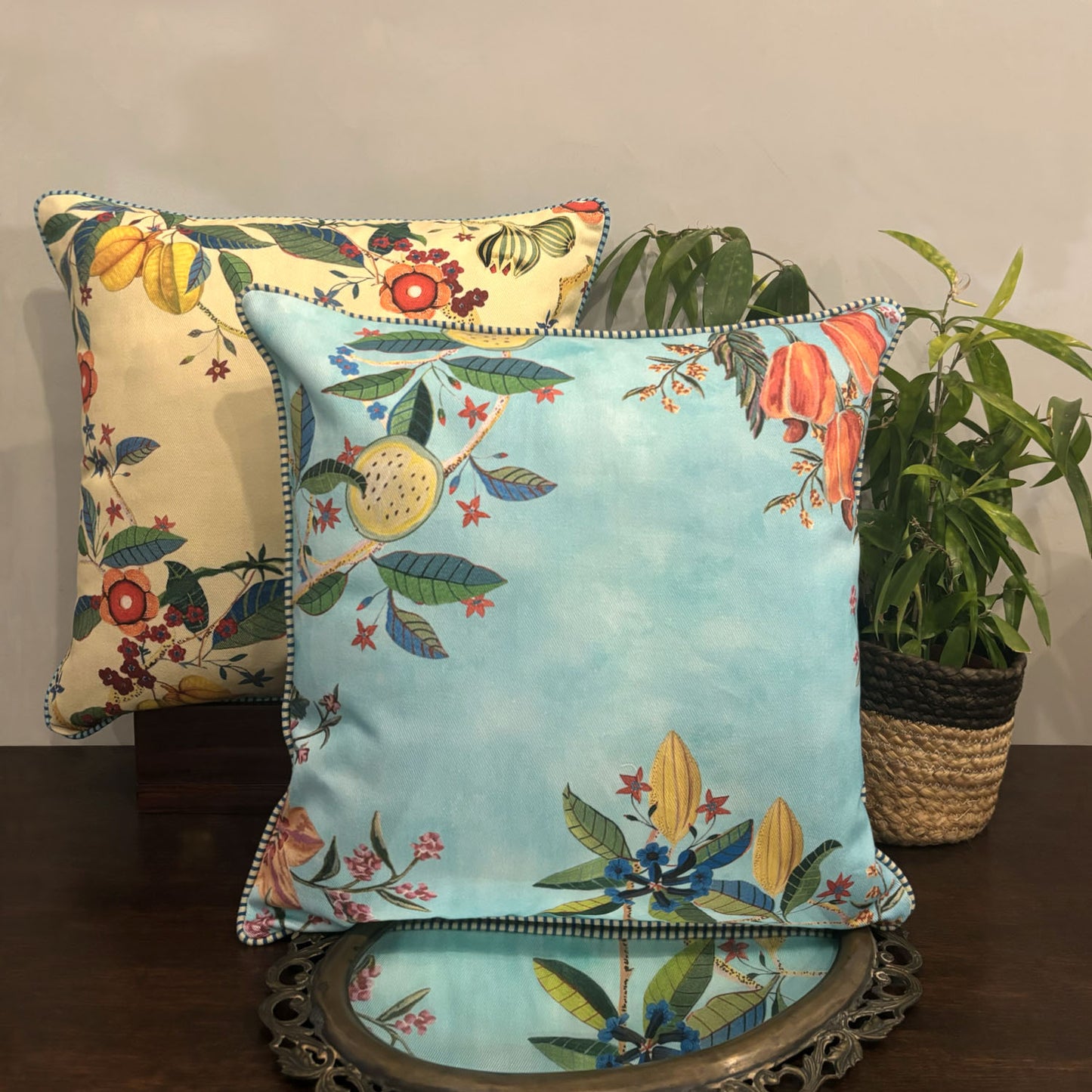 Tropical Fruit Canopy Cushion Cover Deal (Set of 2)