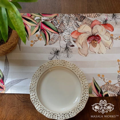 Tropical Hues Cotton Table Runner