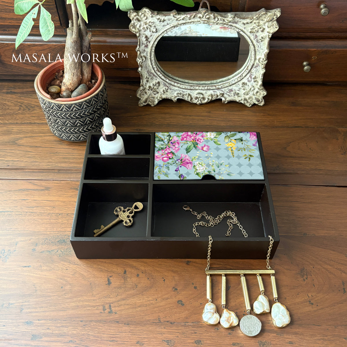 Retro Blooms Organiser Tray