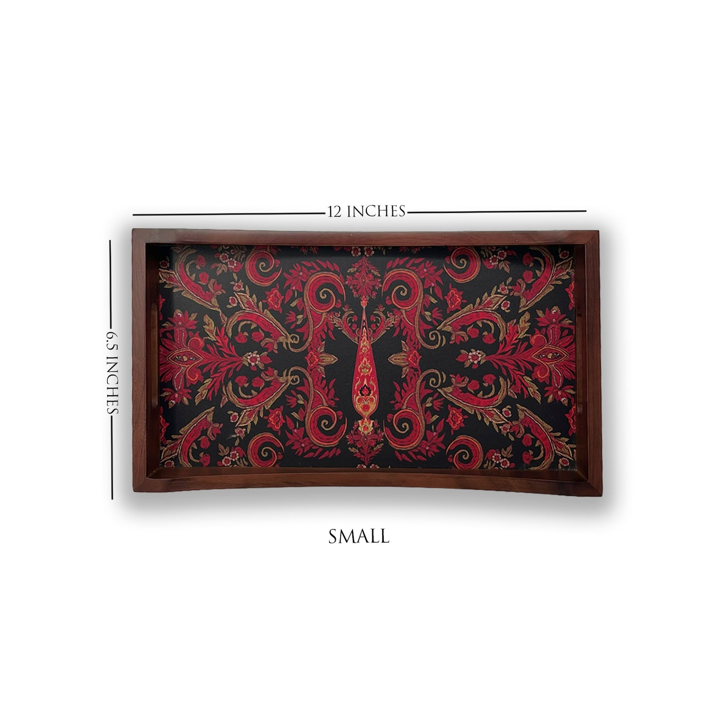 Jamawar Paisley Tray Set